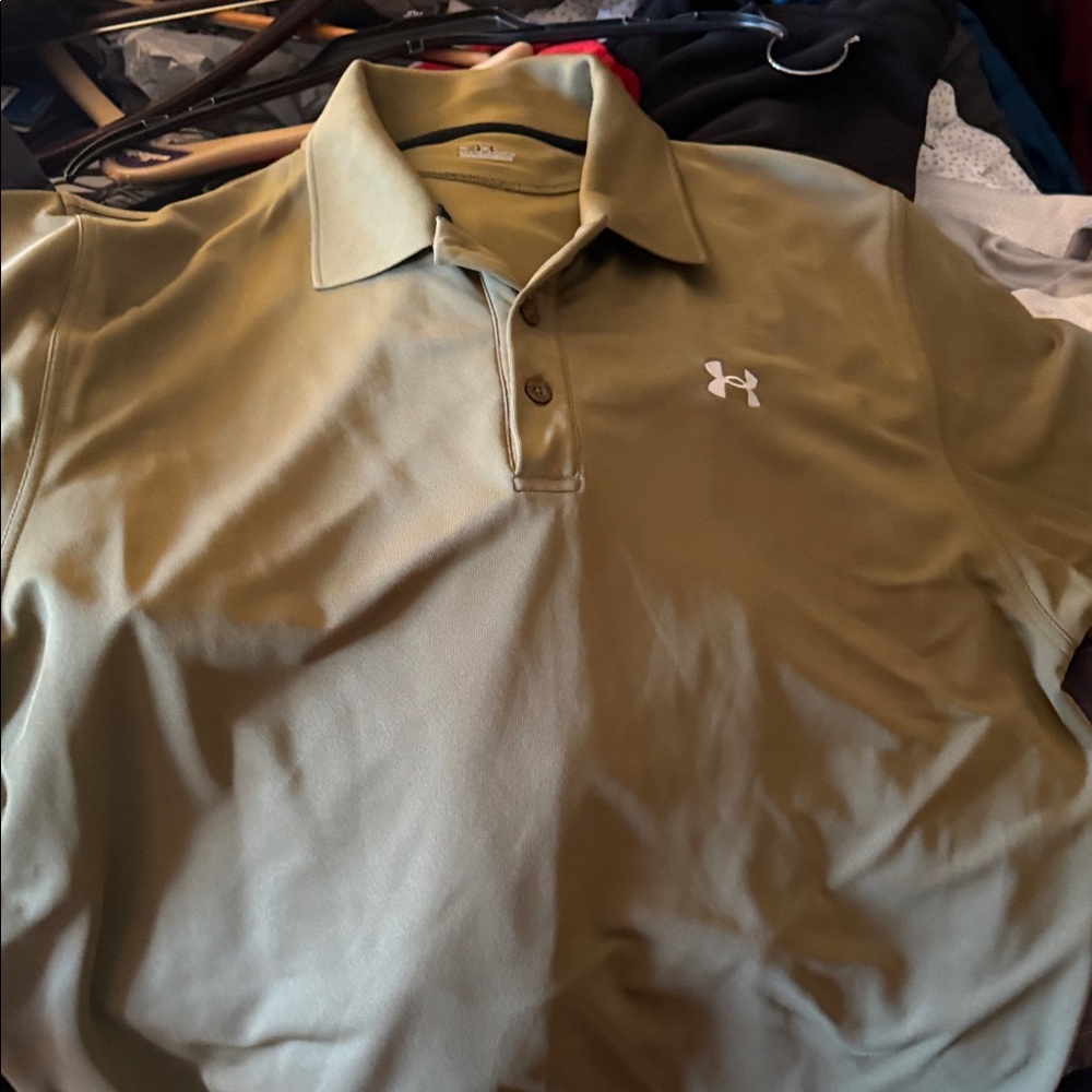 Under Armour Men's Green Polo Shirt
